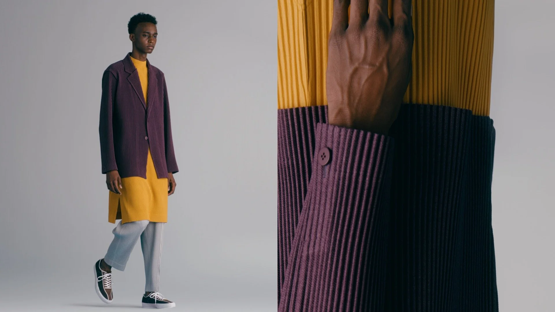 HOMME PLISSÉ ISSEY MIYAKE DRAWING STOLE HOMME PLISSÉ ISSEY MIYAKE DRAWING STOLE